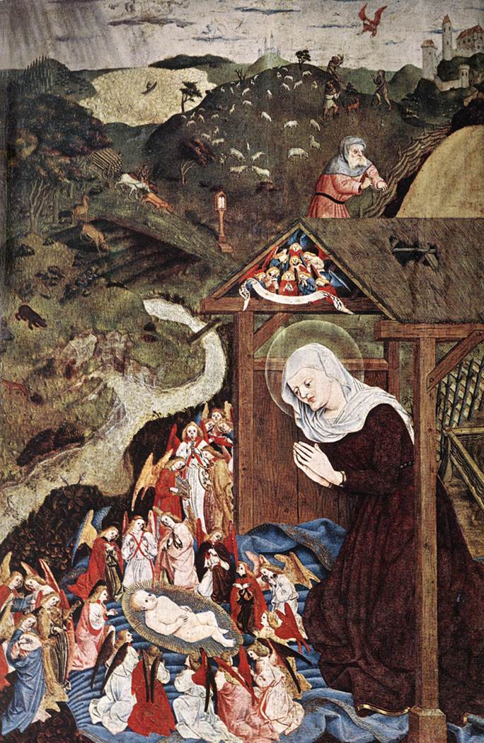 MASTER of the Polling Panels Adoration of the Child